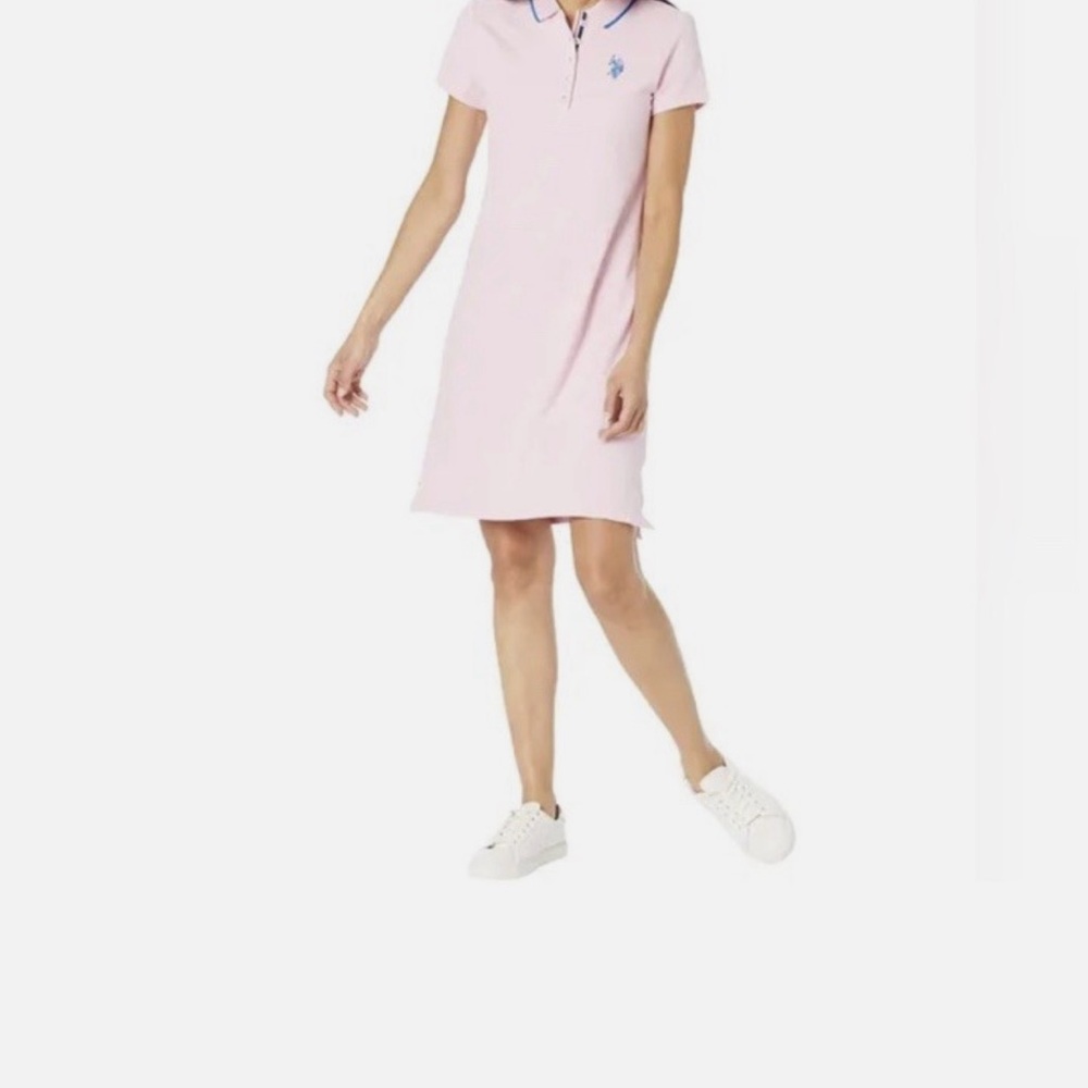 Wome’s Pink Polo Shift Dress S